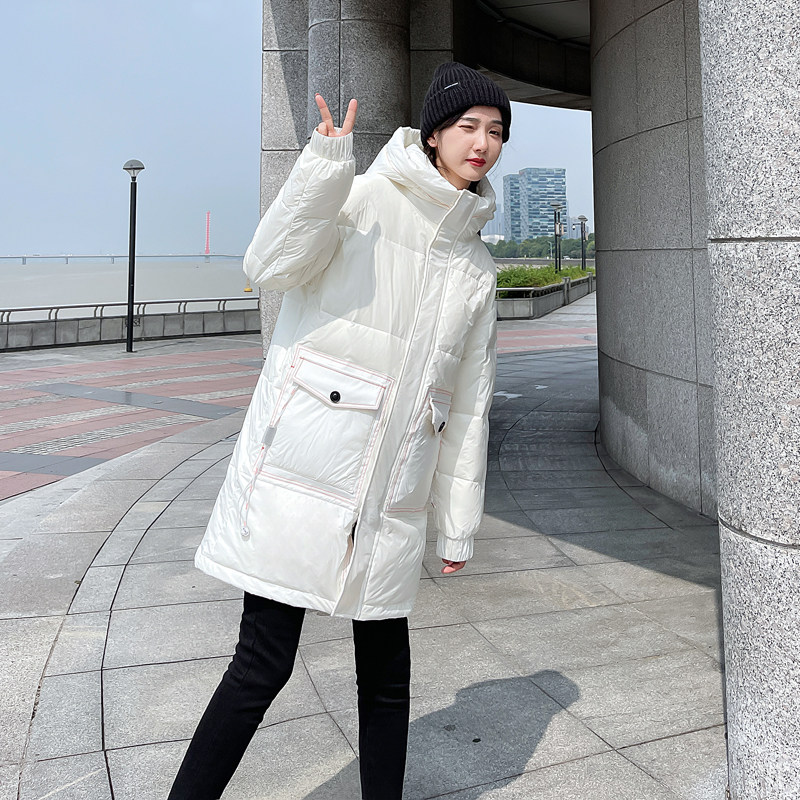 防水情侣装羽绒服男女中长款加厚大码免洗冬季外套102B-Y8065P185,男装羽绒服,星座102B