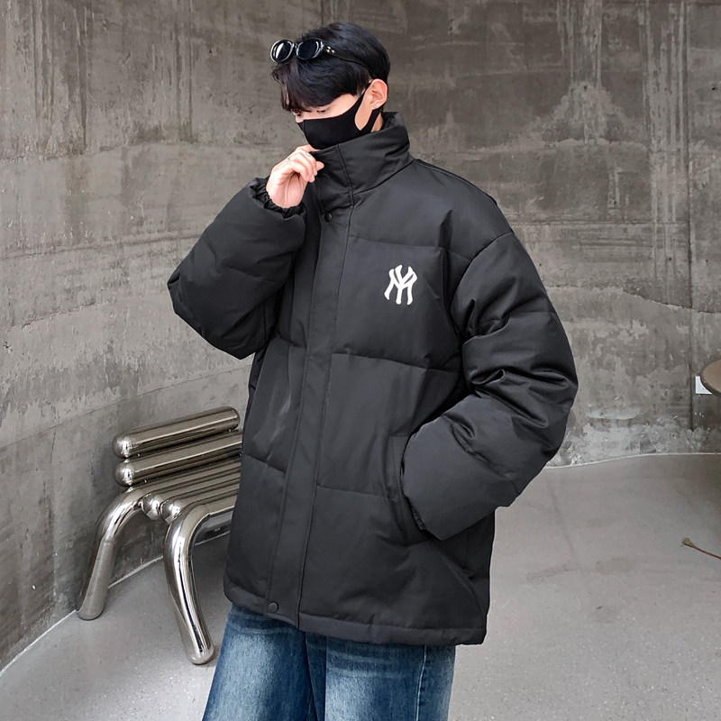 90绒冬款羽绒服男百搭大众立领加厚短款外套羽绒衣102B-Y3911P145图片
