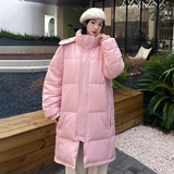 加厚潮男大领子连帽中长情侣款宽松保暖羽绒服男女102B-Y5932P185，男装羽绒服，星座102B
