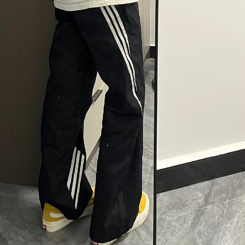 秋2025美式机能三条杠冲锋裤韩版休闲裤运动裤男女102B-K2514P40,女装休闲裤,星座102B