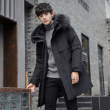 90%白鸭绒冬款中长款连帽真毛领情侣羽绒服男102B-Y073P235特批,男装羽绒服,星座102B, 90%白鸭绒冬款中长款连帽真毛领情侣羽绒服男102B-Y073P235特批,男装羽绒服,星座102B,