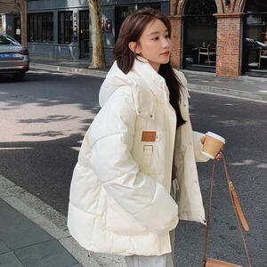 情侣款提花面料棉衣棉服工装厚外套面包服棉袄外套102B-M1314P95图片