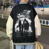 秋2025潮牌棒球服外套潮流韩版宽松百搭夹克上衣102B-W8677P68，男装夹克，星座102B