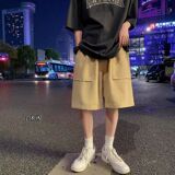 短裤男女2024夏季款灯芯绒五分裤学生韩版宽松中裤102B-K8420P30，男装牛仔裤，星座102B