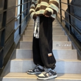 加绒秋冬灯芯绒哈伦裤韩版休闲运动裤休闲裤102B-K431P45加绒55，男装休闲裤，星座102B