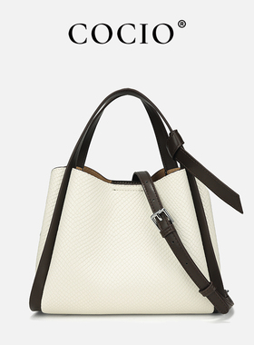 COCIO托特斜跨腋下手提女包包轻奢通勤包新款高级时尚百搭CC211