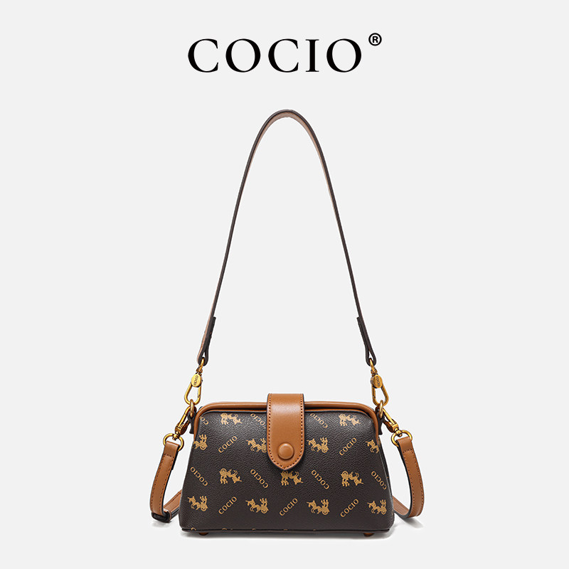 COCIO2024新款斜跨单肩女包包高级夏百搭迷你小轻奢品牌CC161