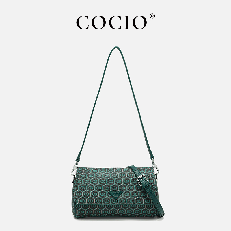 COCIO 2024新款斜跨单肩女包高级夏百搭迷你小轻奢品牌CC155