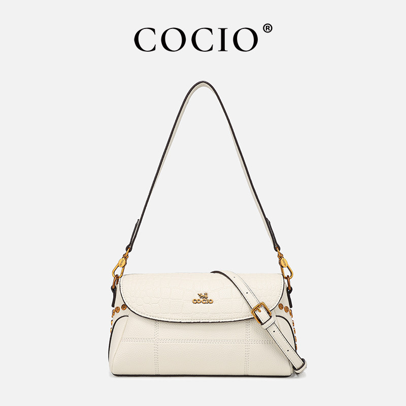 COCIO斜跨单肩女包2024新款高级夏时尚百搭迷你小轻奢CC193