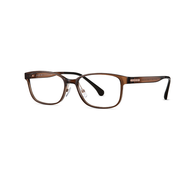 派丽蒙素颜眼镜方圆脸女舒适轻便潮流质感大框可配近视眼镜84075