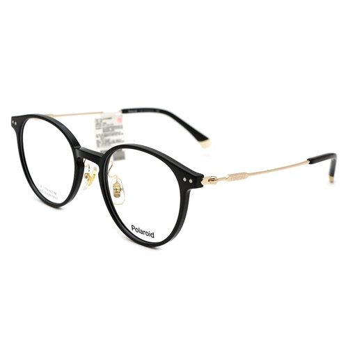 Polaroid宝丽来 近视镜架男大圆框女轻盈黑框可配防蓝光镜框0073F