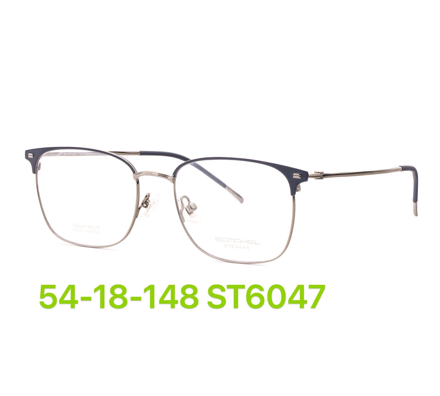 舒马赫眼镜架 SOMAHEL商务休闲超轻钛眼镜框 ST6046 6047 6048