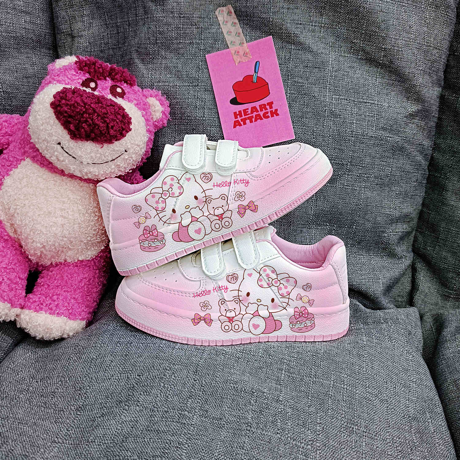 回力爆改HelloKitty女童鞋卡通儿童鞋2025春季限量款运动透气板鞋