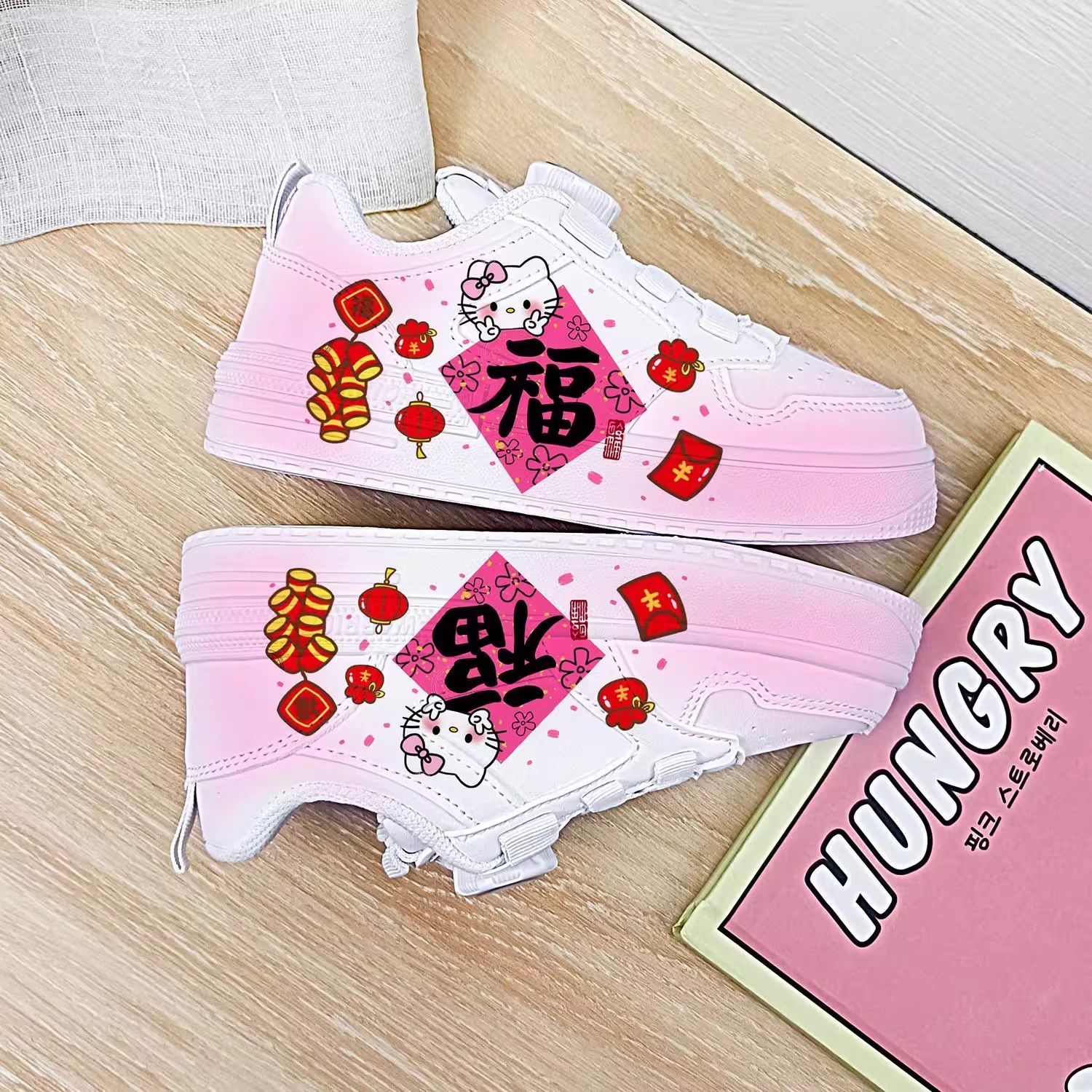 回力正品2025秋冬季新款HelloKitty儿童鞋子百搭可爱喜庆女童鞋子