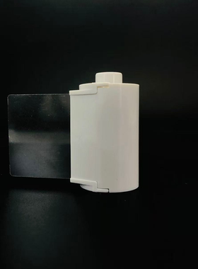 全新白色塑料暗盒含片头装饰品包包挂饰配件复古潮流钥匙扣暗盒