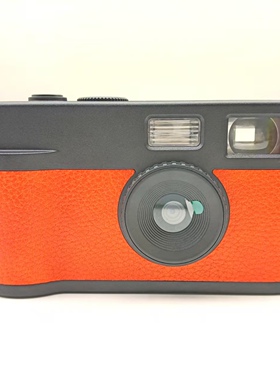 新品复古数码相机相机橙色便携无屏相机氙气闪光灯多种滤镜易上手