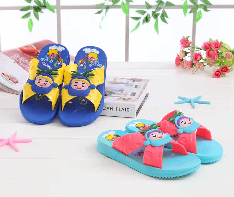 Chaussons enfants en autre pour été - semelle caoutchouc - Ref 1015920 Image 4
