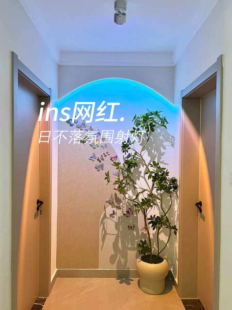 采购产品日落射灯，入口大厅，家庭和商业嵌入式客厅装饰画，热门