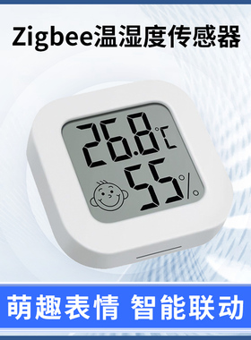 zigbee显示屏温湿度计homeassistant支持zigbee2mqtt