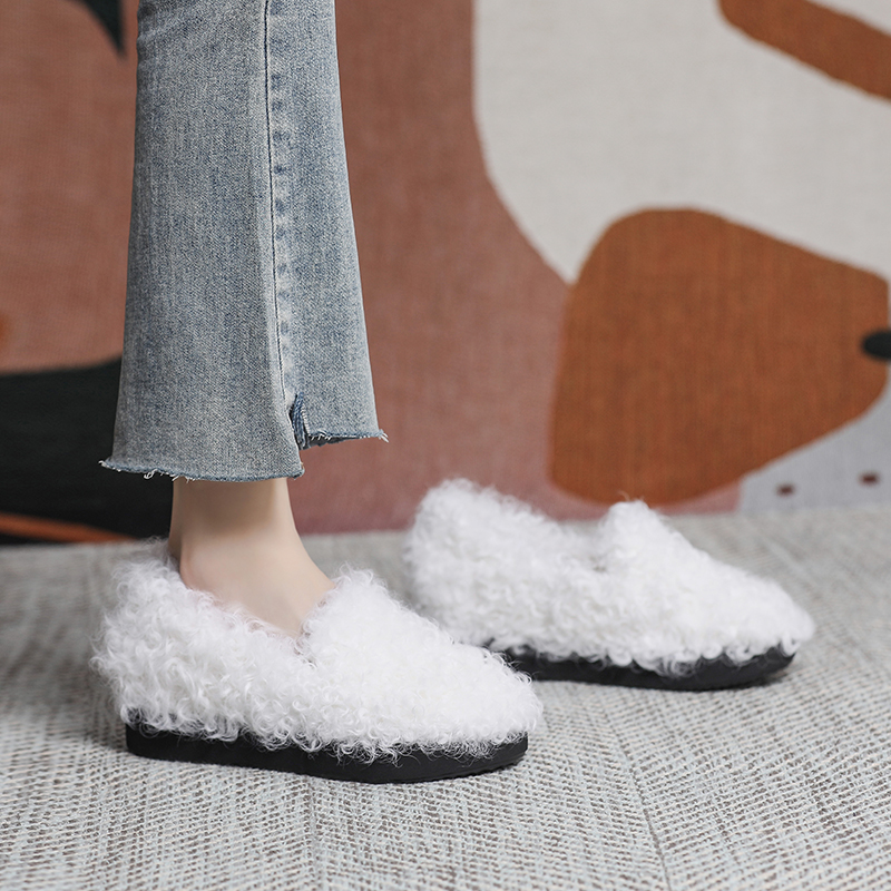 毛毛鞋内增高工厂直销