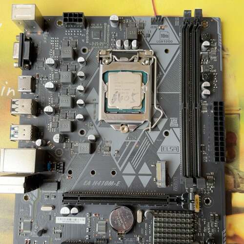 可议价艾尔莎EA H410M-E主板套装，g6405 CPU，带原