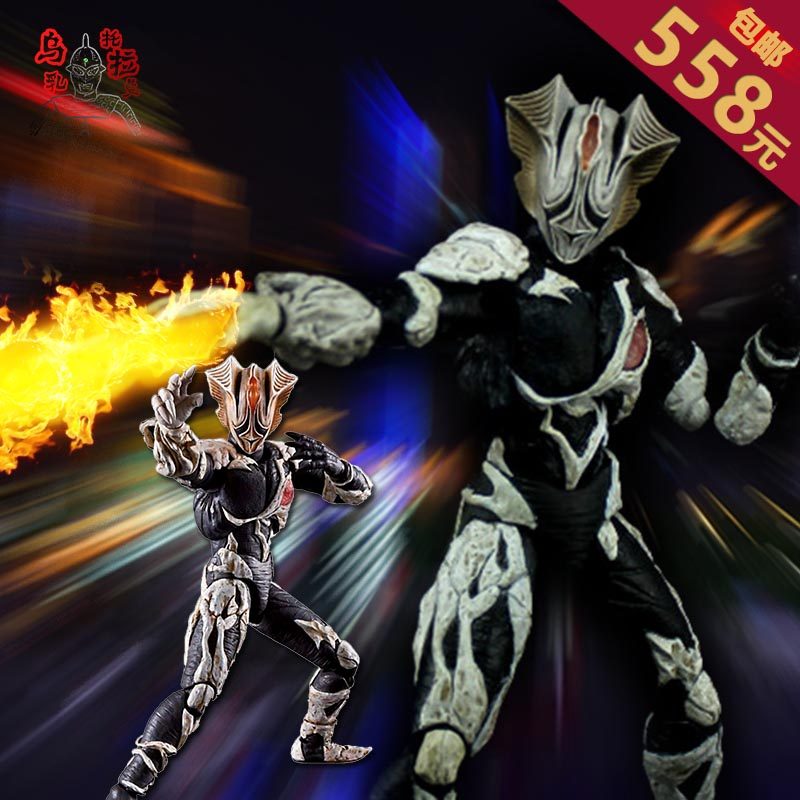 万代 ultra act 迪迦奥特曼玩具 怪兽模型 基里艾洛德人 炎魔战士