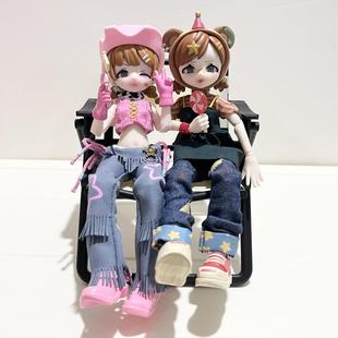 梦乐园系列盲盒可动人偶BJD潮玩摆件公仔倒错手办 Lynna 正品 Eve