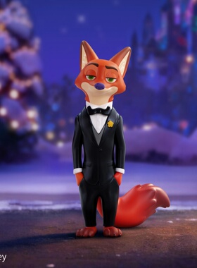 官方正品TOPTOY迪士尼疯狂动物城2新旅程系列手办盲盒周边摆件可