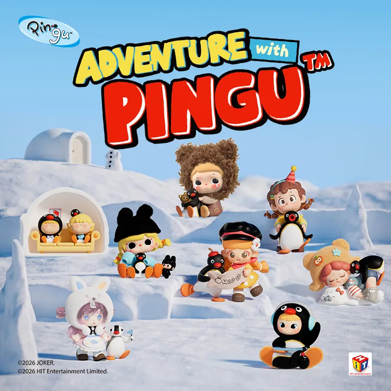 官方正品X11 SPACE · Pingu45周年暖心奇遇系列盲盒周边女生礼物