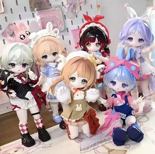 官方正品COME4FREE邦倪兔兔梦匣系列特体六代盲盒BJD娃娃可动人偶
