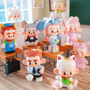 官方正品HUROBO我们班是动物园系列盲盒可爱公仔创意礼物潮玩手办