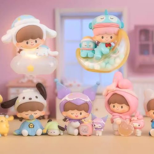 正版寻找独角兽卓大王三丽鸥家族晚安预备备联名潮玩盲盒手办周边