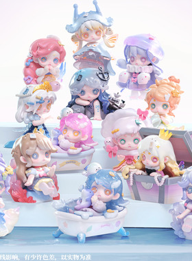 新品幽灵keeno三代向海风许愿系列盲盒潮玩桌面摆件女孩可爱礼物