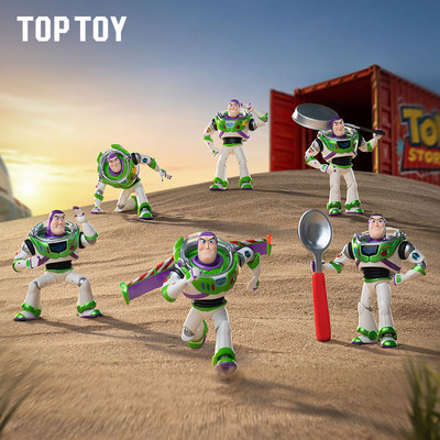 TOPTOY迪士尼玩具总动员5巴斯光年冒险行动系列盲盒周边手办礼物