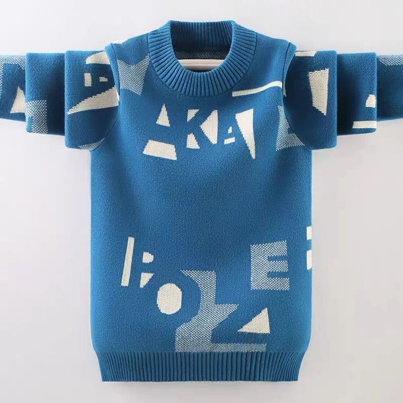 男童毛衣套头中大童儿童针织衫