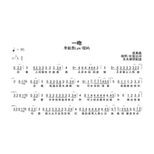 简谱吉他谱电子版 一吻 高清完整曲谱扒谱 程屿 李毅恩Lye
