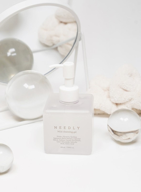 现货韩国Needly强化屏障弱酸补水泡沫清洁啫喱洁面235ml痘肌