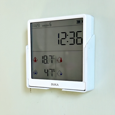 杜克TH3温湿度计温度器可挂挂墙式贴墙挂钩壁挂高精度传感器支架
