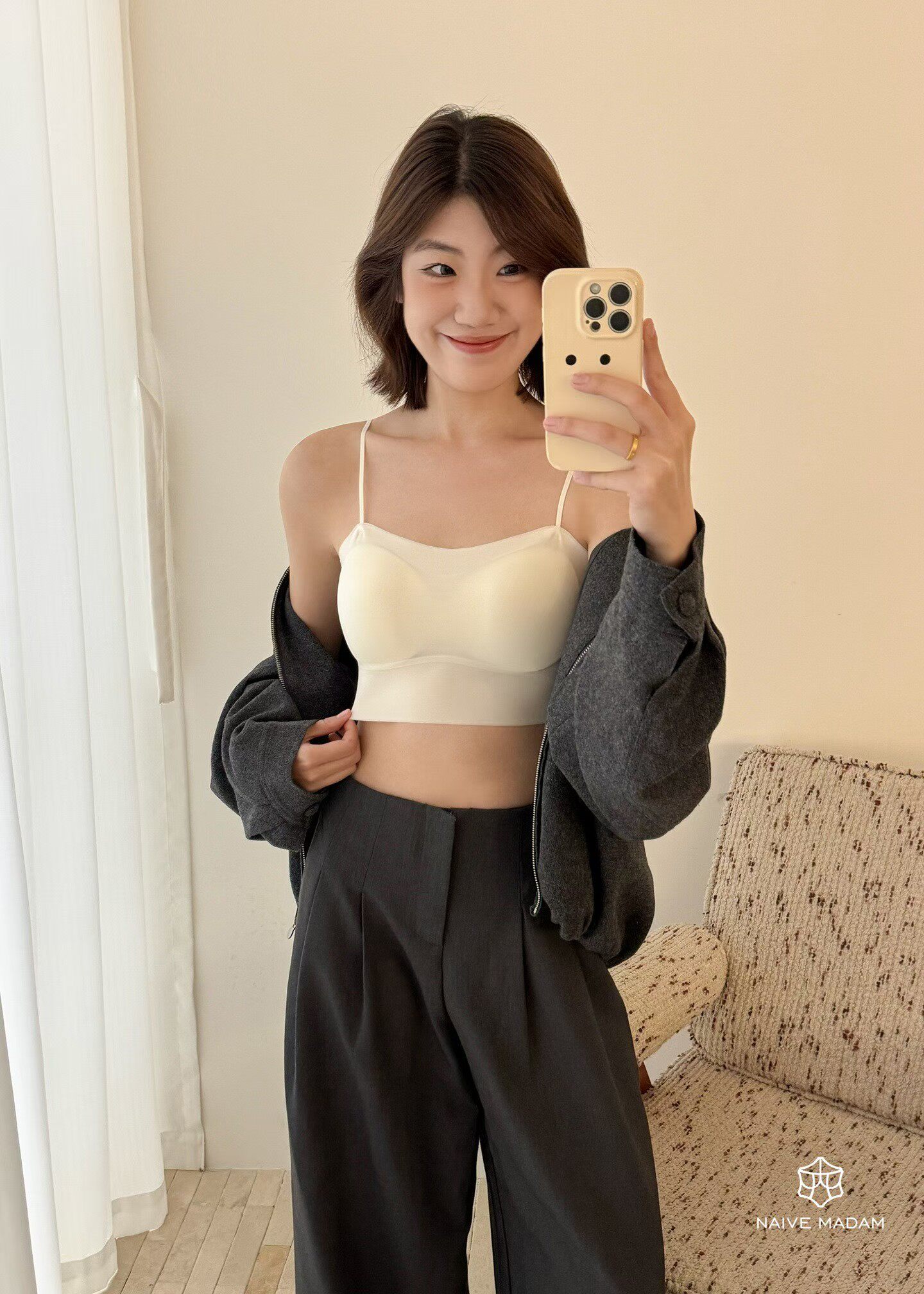 内目23096一字大U美背无痕内衣女小胸聚拢薄款裹胸防走光性感抹胸