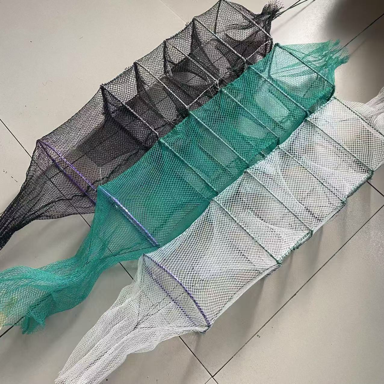 精品渔网黄鳝笼可绑好地插鳝鱼网泥鳅龙虾笼有结无结3门4门加瓶款