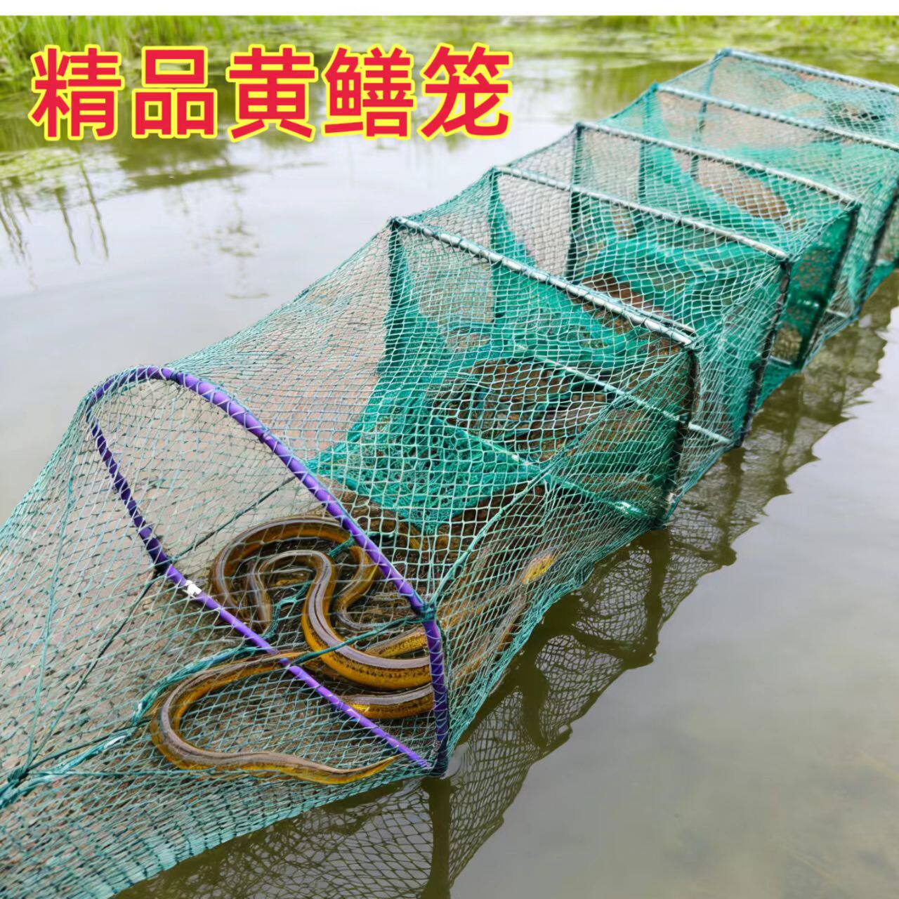 捕黄鳝笼泥鳅笼鳝鱼笼泥鳅网笼黄鳝神器龙虾网有节捕鳝笼户外专用