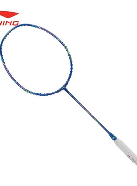 正品李宁羽毛球空拍AYPR018新款男女全碳素耐打均衡单拍包拉线