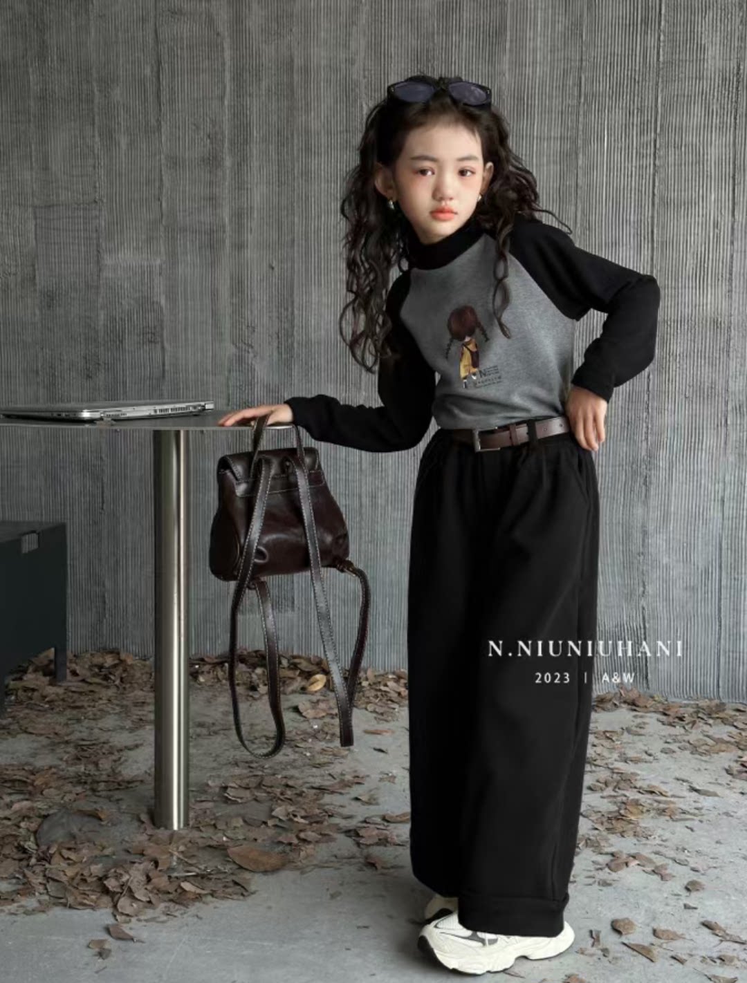 妞妞哈尼女童冬装裤子2024新裤子
