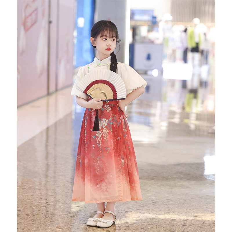 马面裙女童2026新款夏装高级汉服