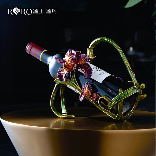 罗比罗丹珐琅彩工艺酒架