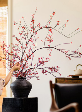 仿真花山归来干花高级感逼真假花