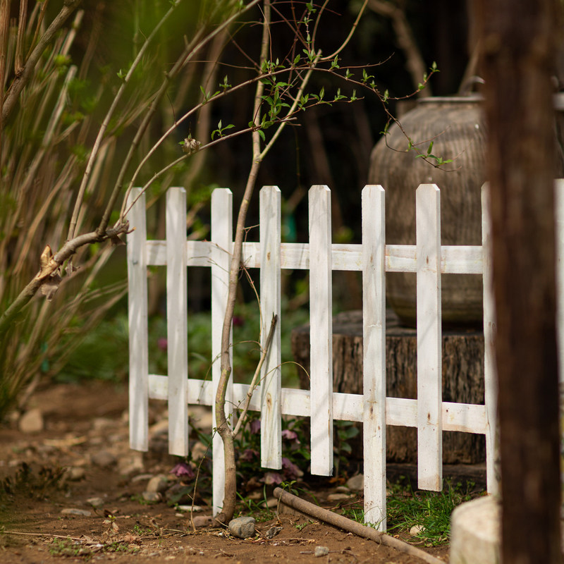 花园菜园防腐木栅栏护杆围栏田园风格小篱笆栏栅围挡花坛围墙户外,五金/工具,水表,淘宝优惠券,粉丝福利购,淘宝优惠卷