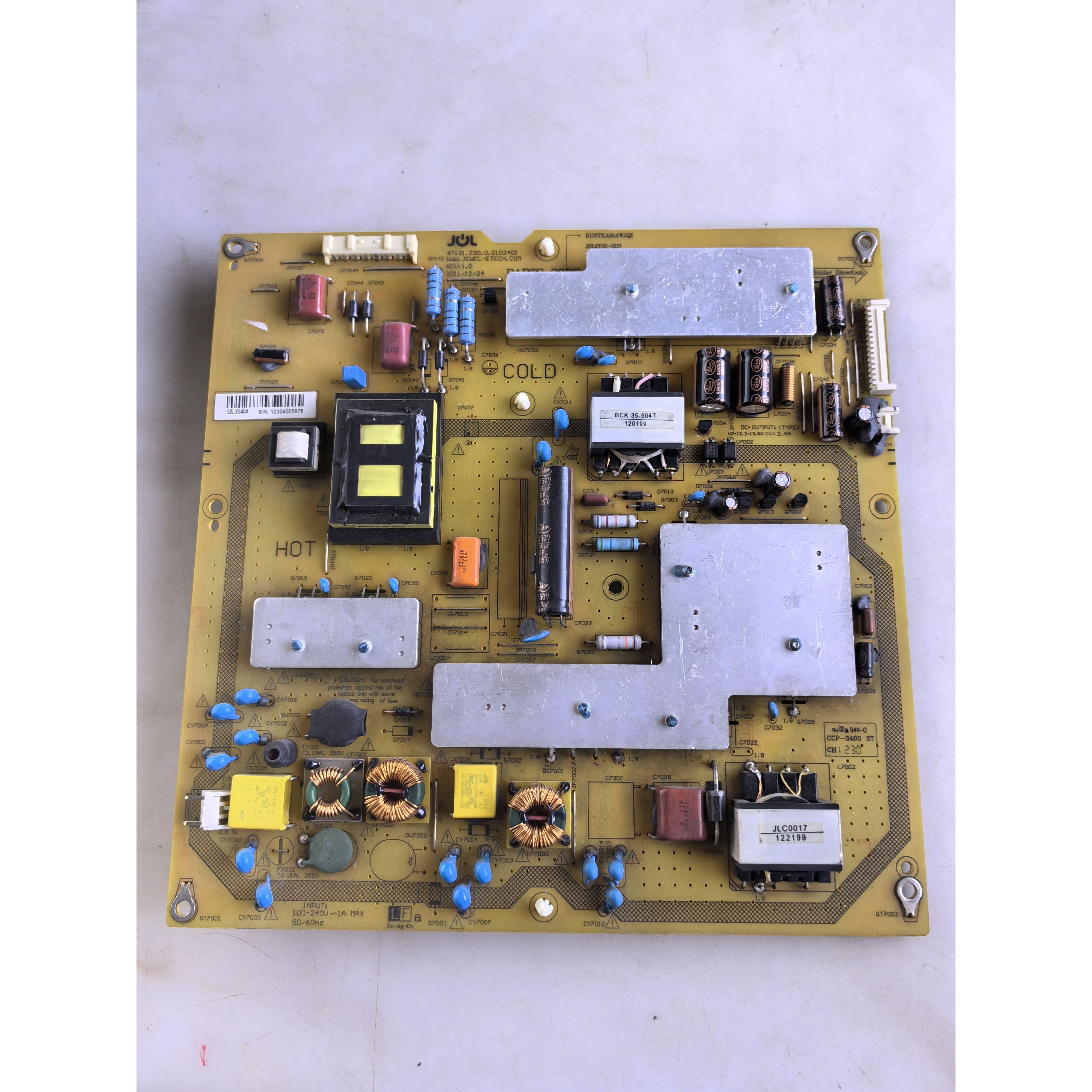 夏普LCD-52LX540A/显示器件