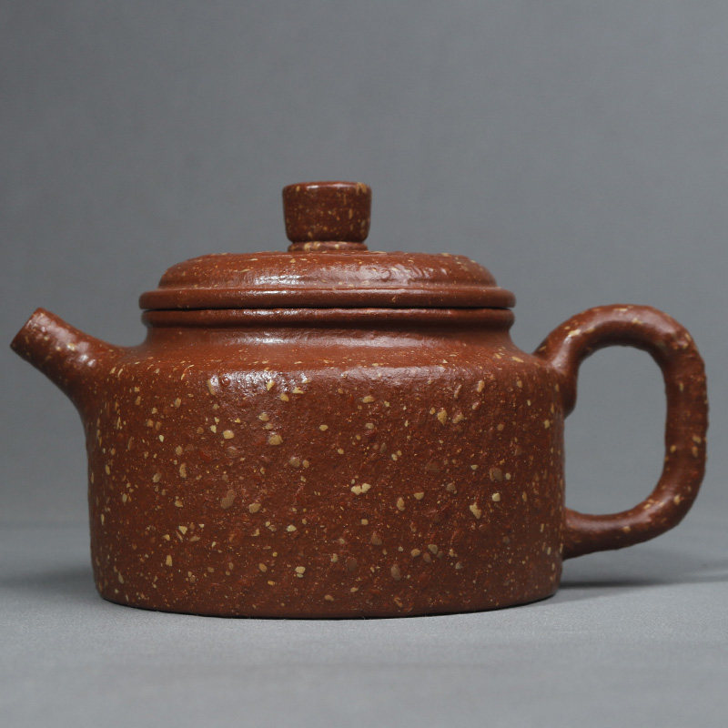 宜兴紫砂壶纯全手工泡茶壶茶具纯手工原矿红降坡泥粗砂德中壶精品