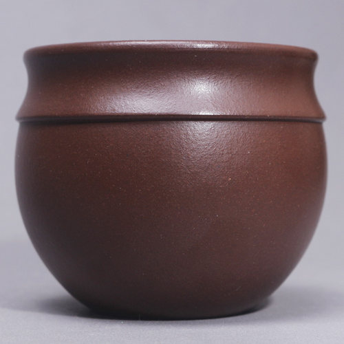 宜兴原矿老紫泥茶杯全手工精品